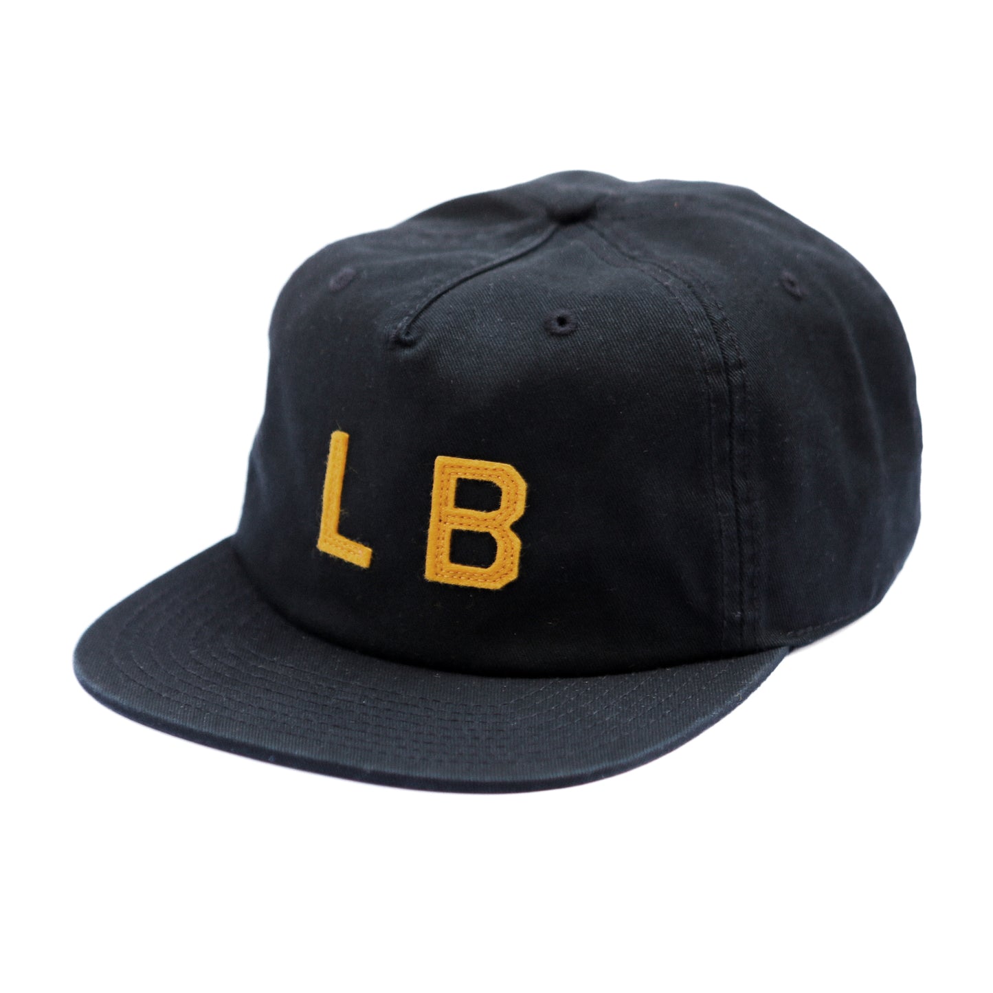 Port LB 6-panel Wool Cap Black