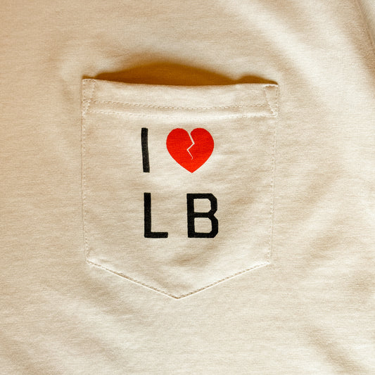 I Heart LB Pocket Tee