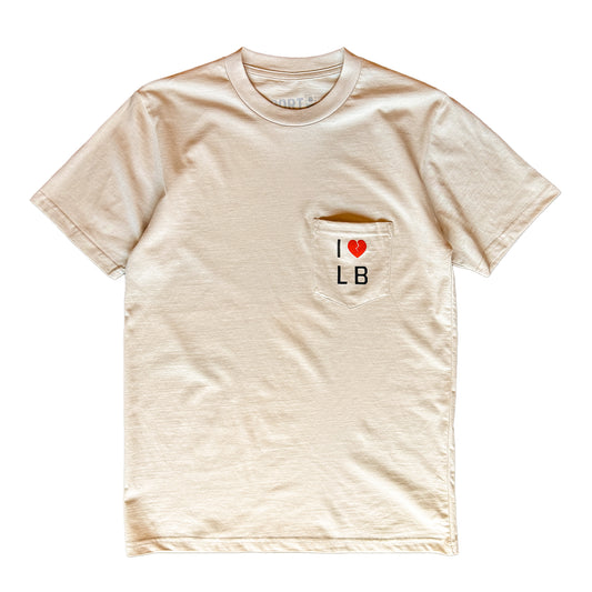 I Heart LB Pocket Tee