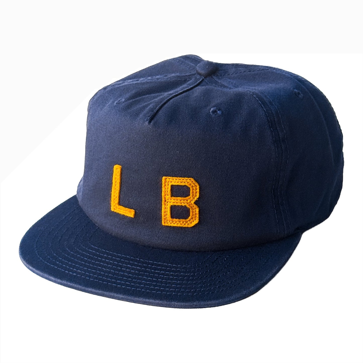 Port LB 5-panel Cap Navy Gold