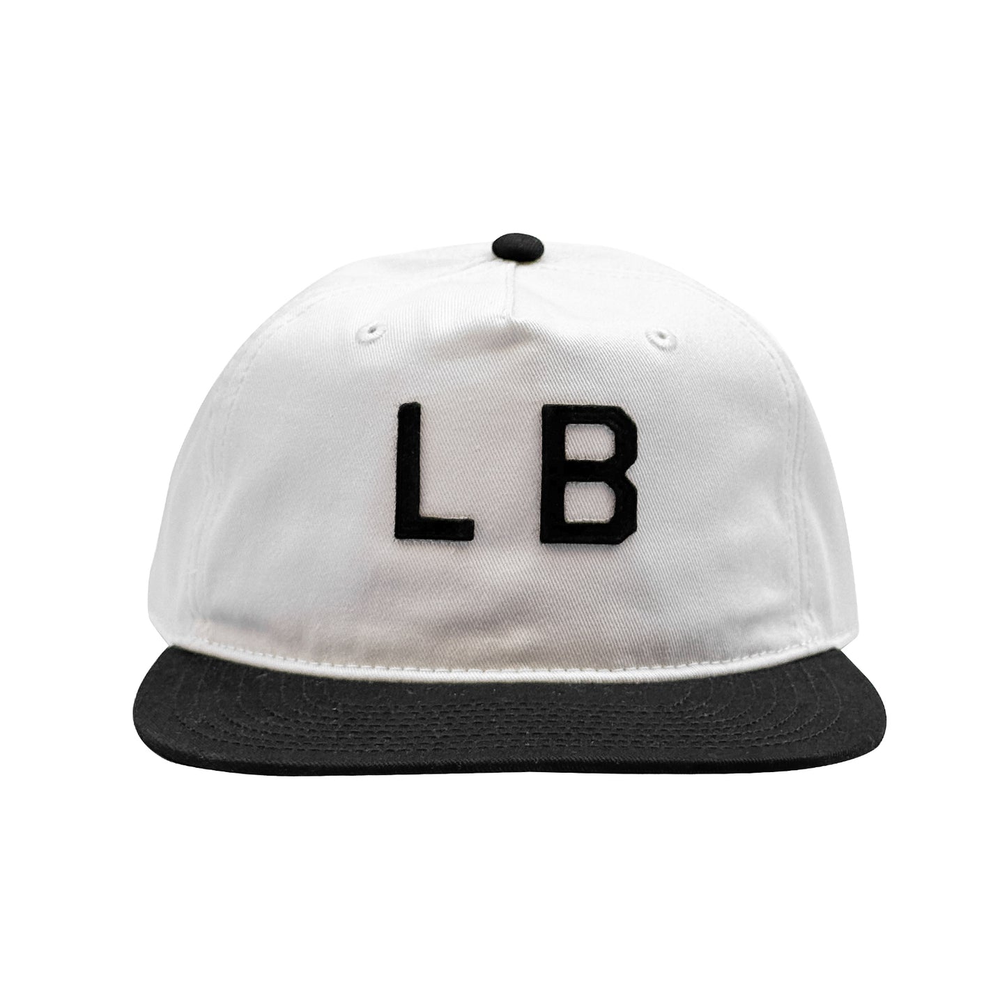 Port LB 5-panel Cap Black/White