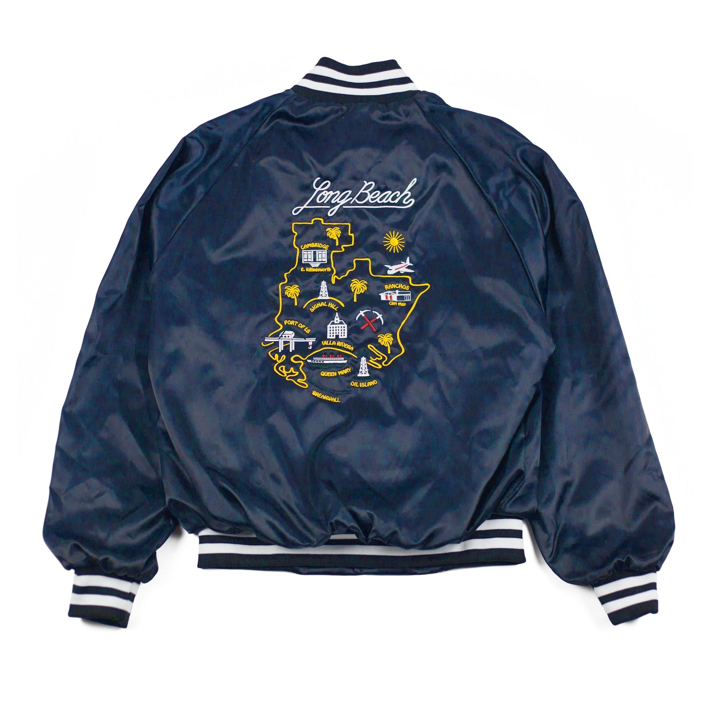 Souvenir Map Satin Jacket