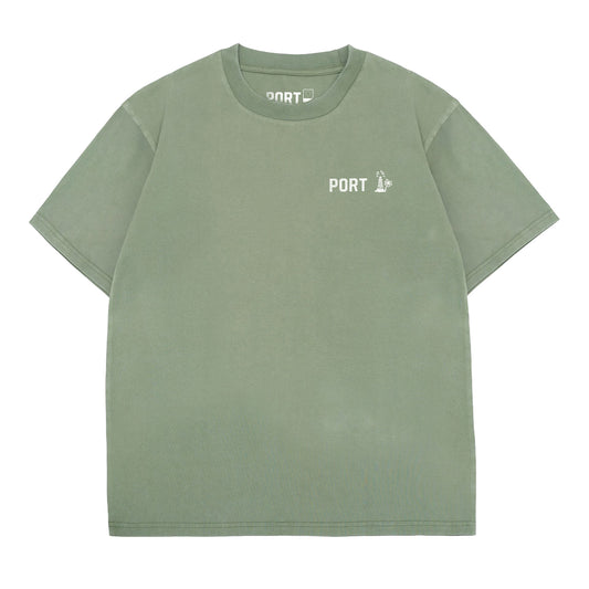 Port LB Souvenir Tee - Sage