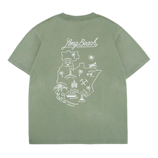 Port LB Souvenir Tee - Sage