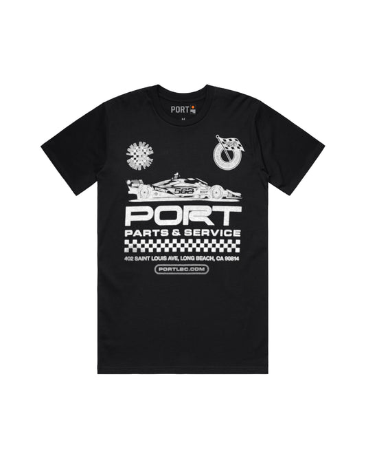 Parts and Service Tee - Black
