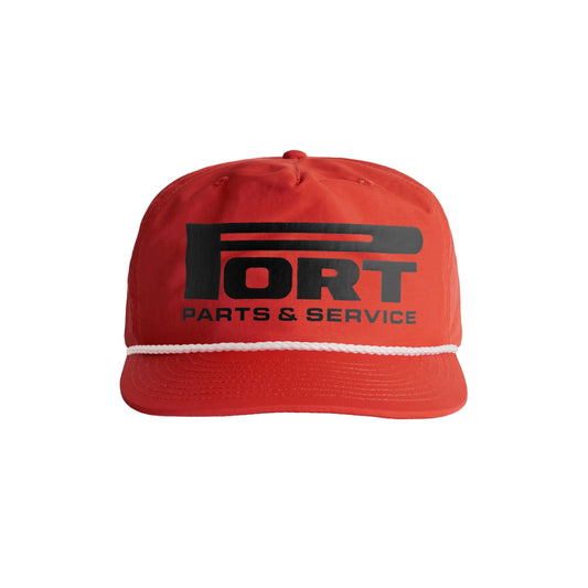 Parts and Service Rope Cap - Red