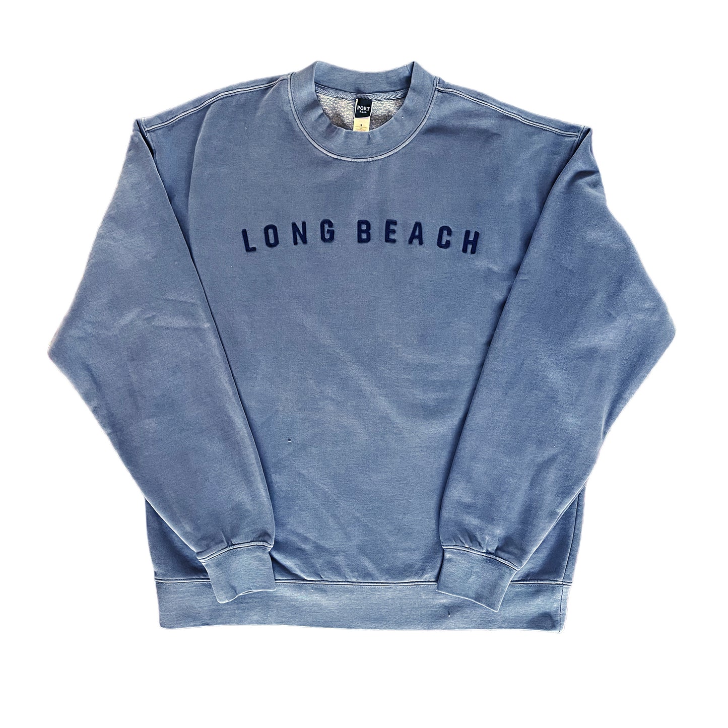 Long Beach Felt Crew Faded Blue