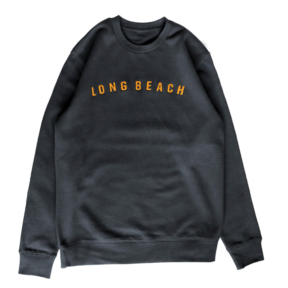 Long Beach Felt Crew Black / Gold