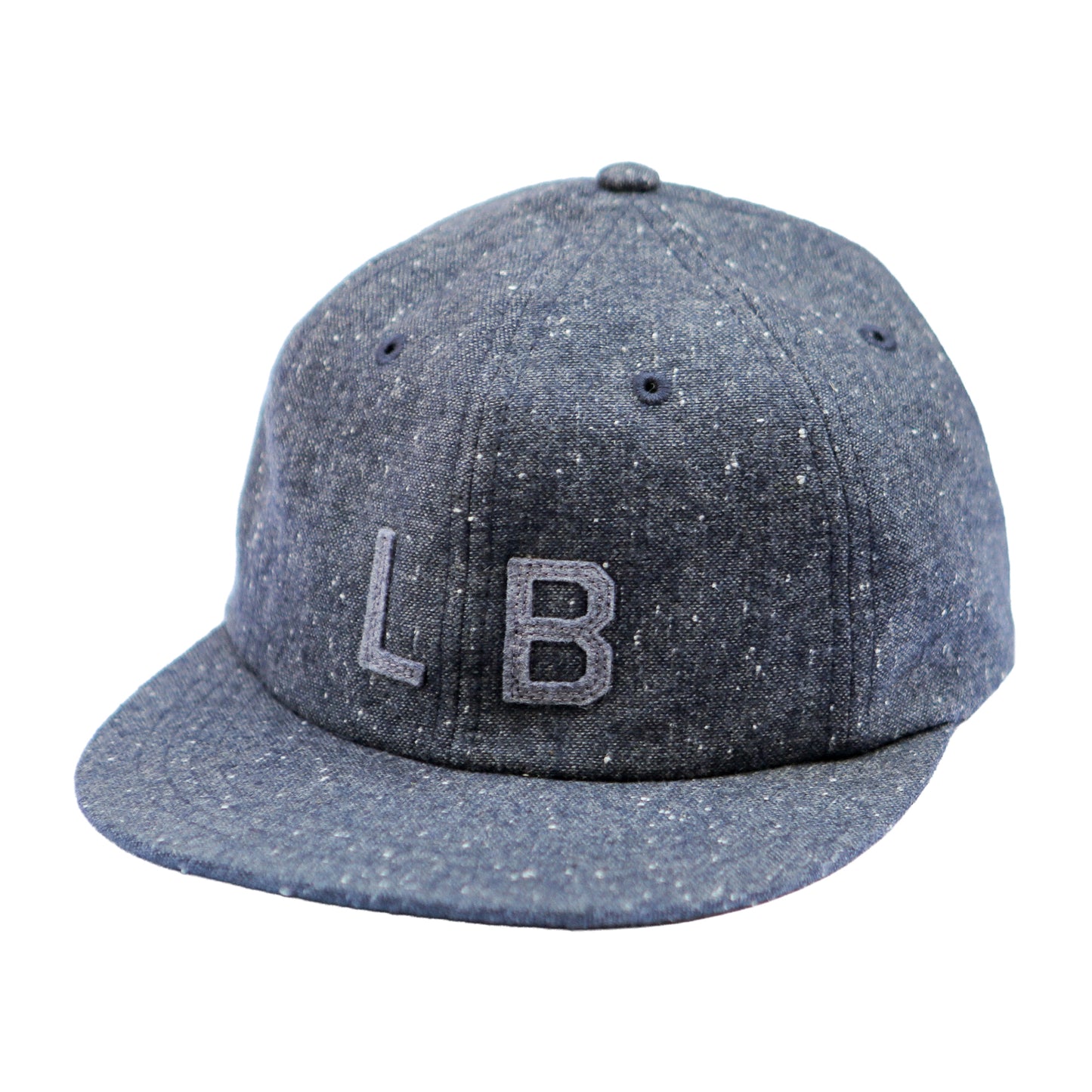 Port LB 5 Panel Cap Speckled Gray Wool