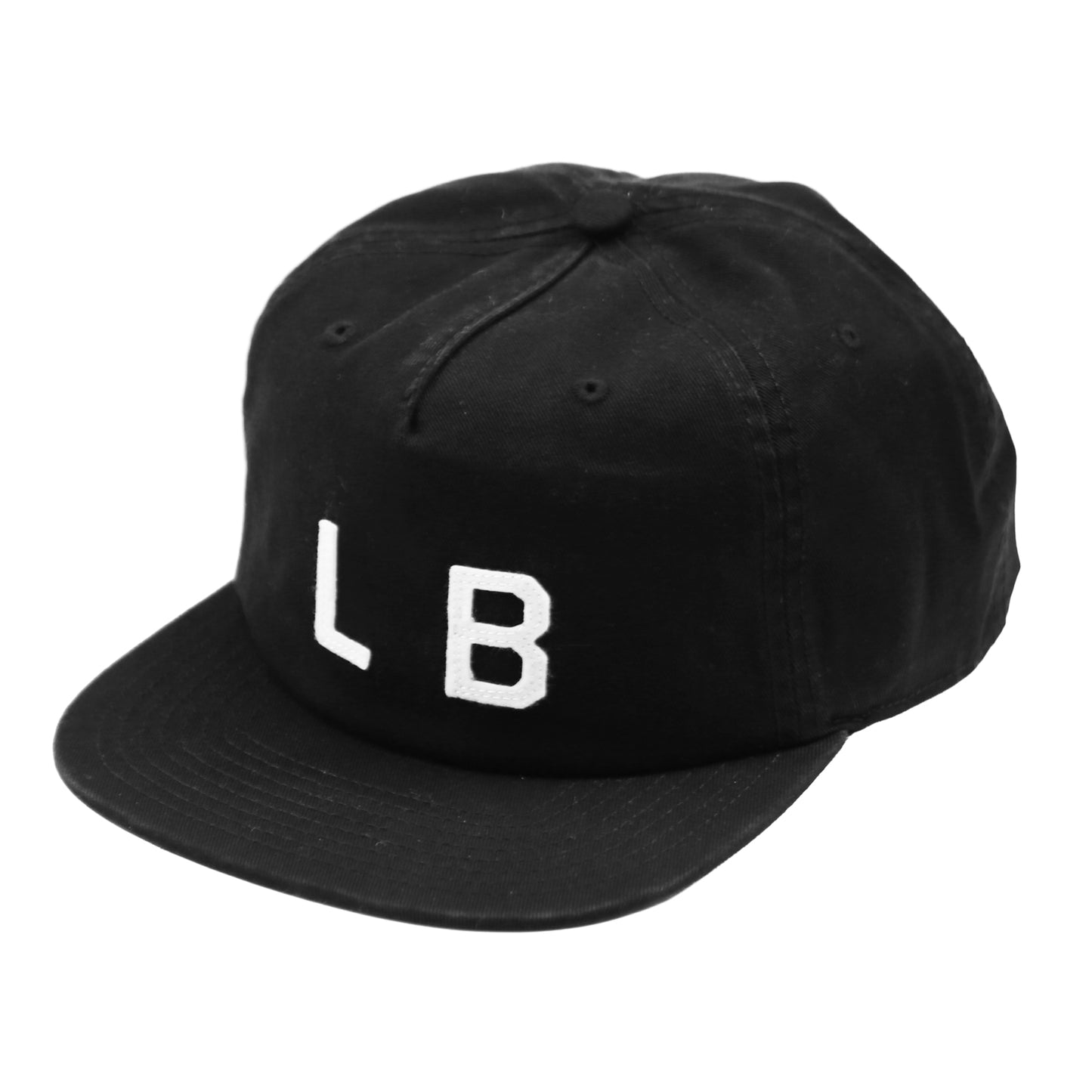 Port LB 5-Panel Cap Black