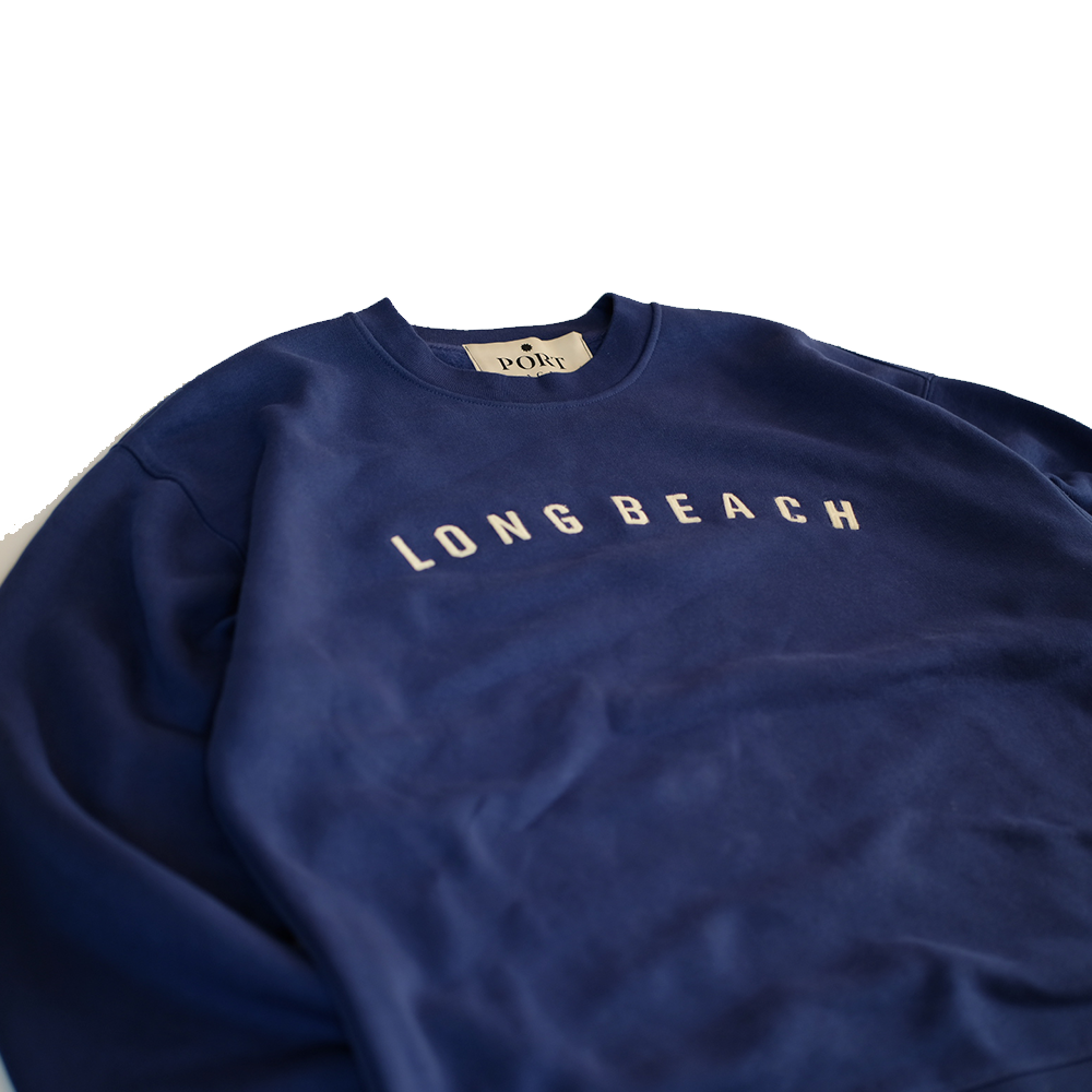 Long Beach Felt Crew Cobalt