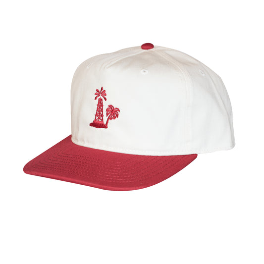 Port Oil Palm Cap Crimson