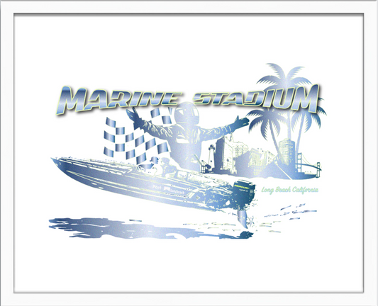 Framed Marine Stadium Print