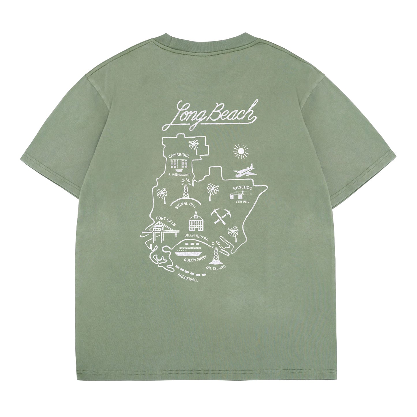 Port LB Souvenir Tee - Sage