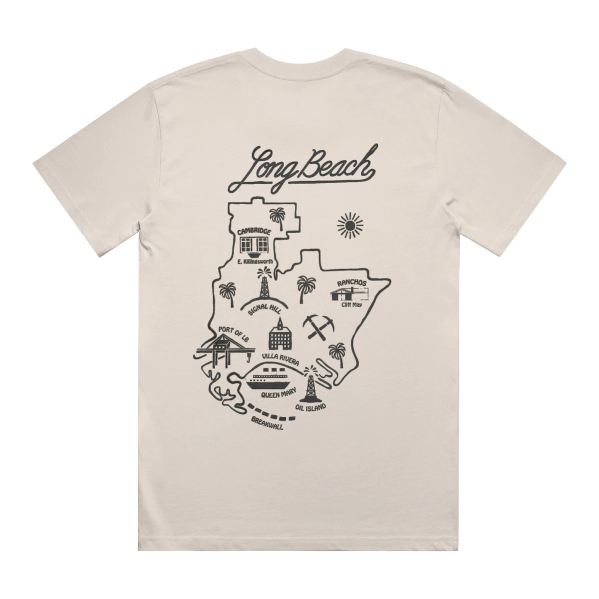 Port LB Souvenir Tee - Bone