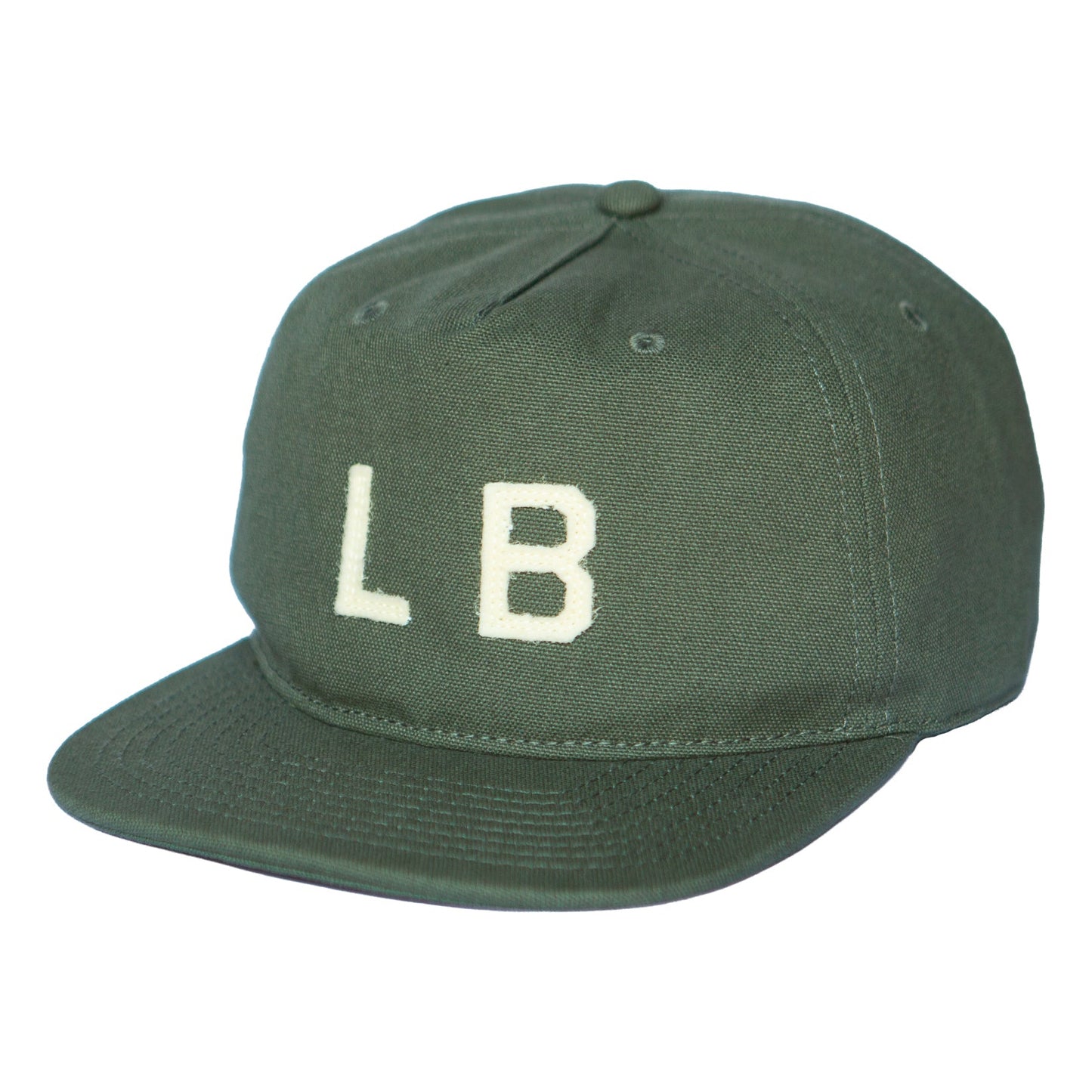 Port LB 5-panel Canvas Cap Forest