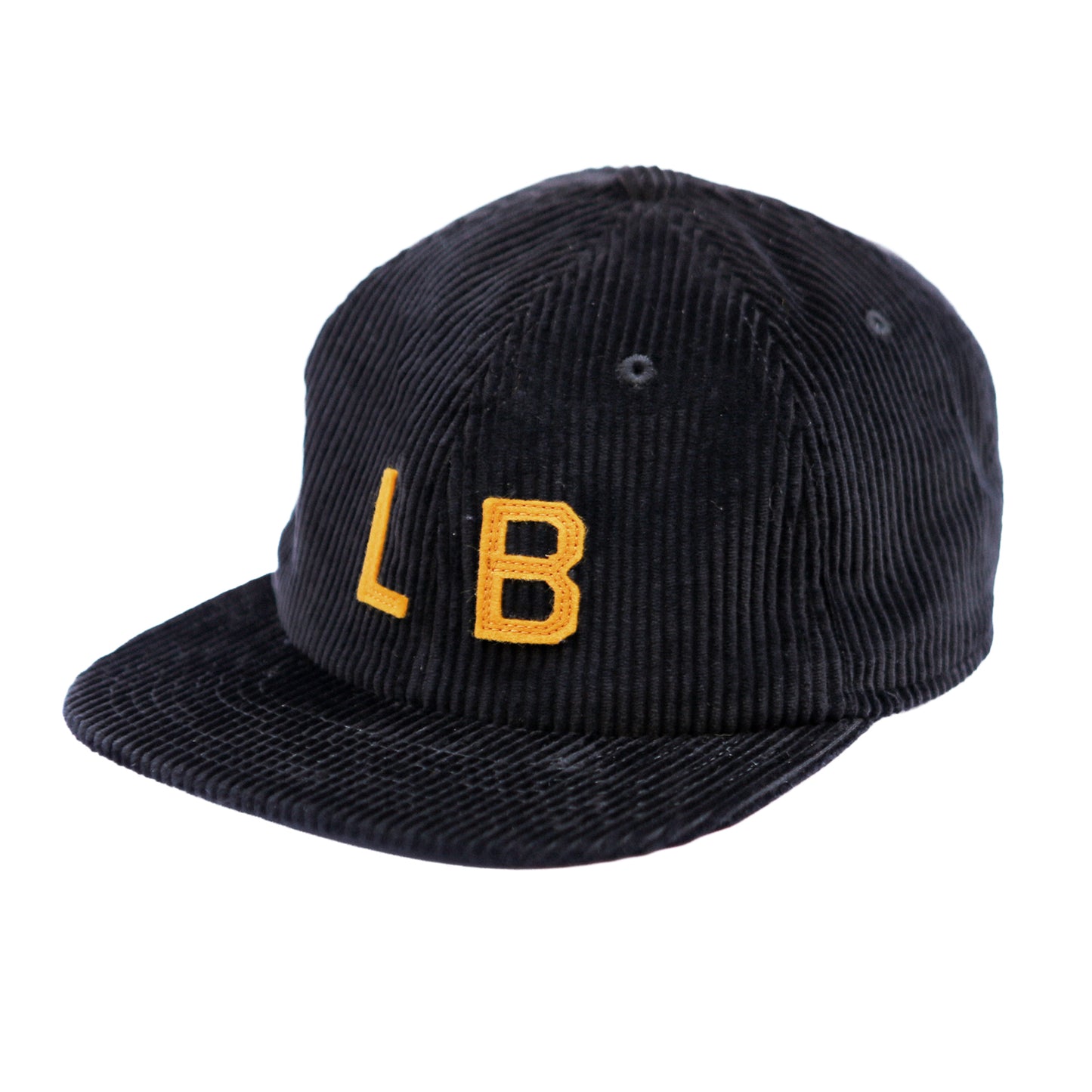Port LB Corduroy Cap Black / Gold