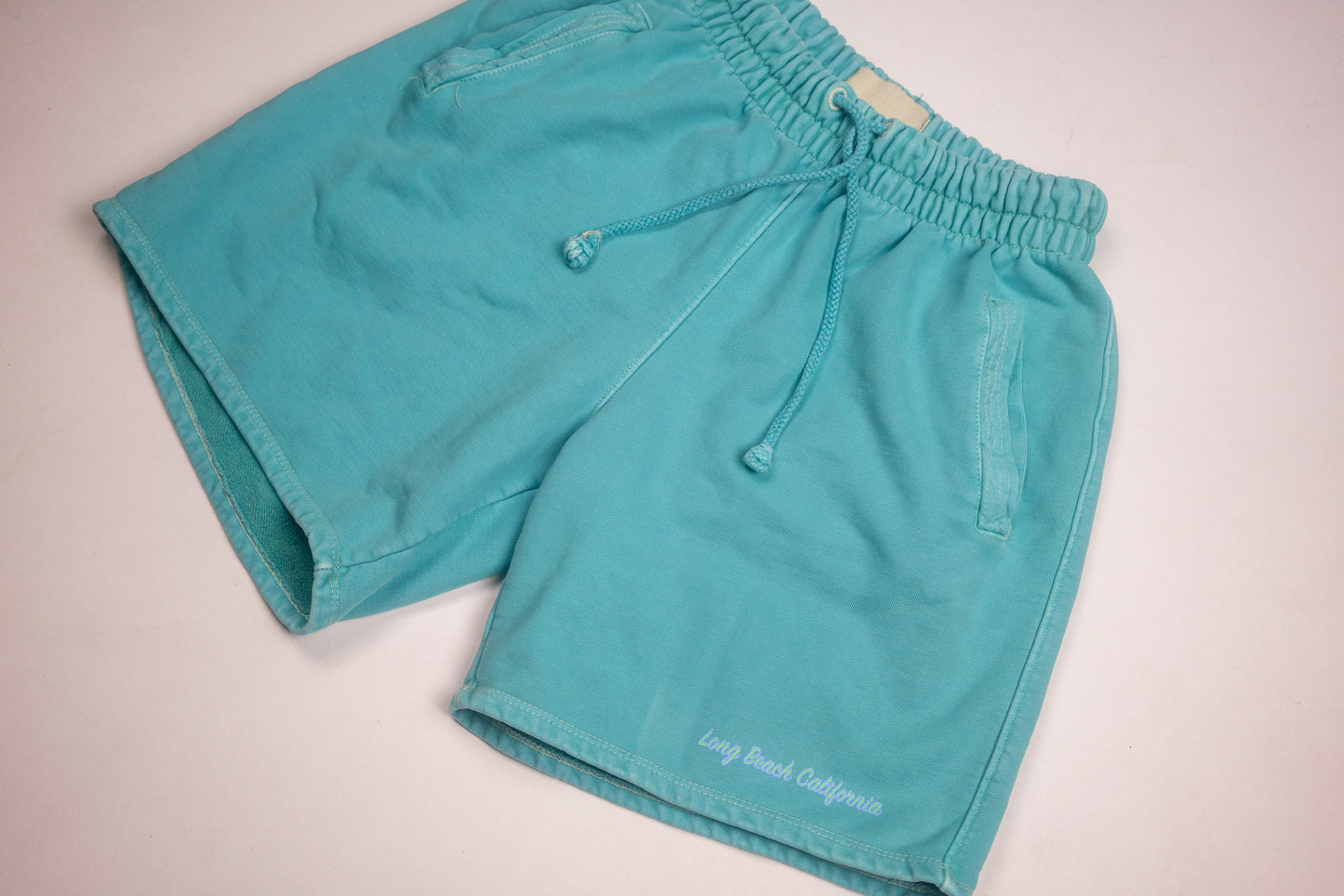Long Beach Aqua Sweat Shorts
